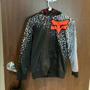 Kids xl fox jacket. Full mask hoodie